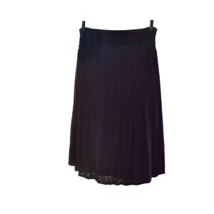 Women's New Simlu Black High Waist Full Skirt with Pockets 2XL